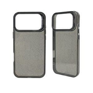 Venta al por mayor de fundas transparentes de colores para teléfono con soportes para lentes.